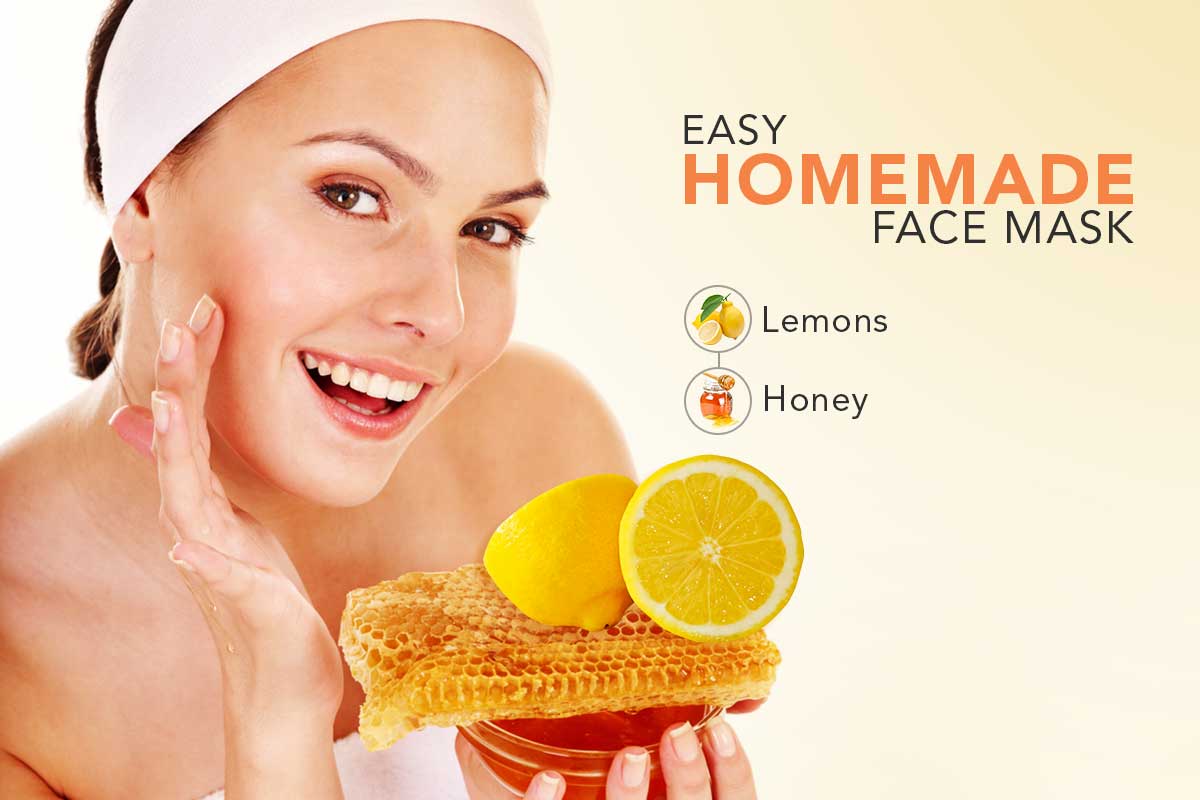 køkken dødbringende cylinder Easy Homemade Face Mask - Lemon & Honey | SmartrSkin